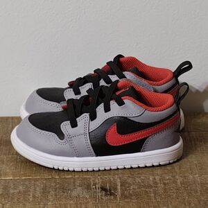 Jordan 1 Low ALT 'Cement/Fire Red' (TD) Toddler Size 8C